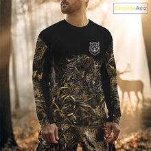Load image into Gallery viewer, Wild Boar Hunting Camouflage 3D Custom Name Shirts, Custom Boar Hunting Gifts NBT207
