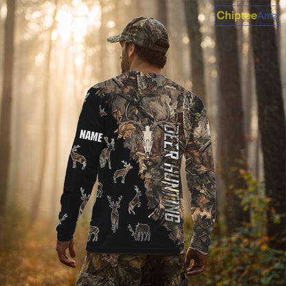 Personalized Camo Forest 3D Animal Deer Hunting Shirt Hunting Clothes For Season NBT330