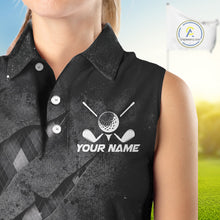 Load image into Gallery viewer, Close-up fabric detail of lightweight 100% polyester quick-dry golf polo shirt with "Your Name" on the chest.