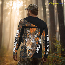 Load image into Gallery viewer, Custom Orange Camo Personalized Hunting Shirts for Men, Deer Hunting Clothes, Hunting Gifts NBT187