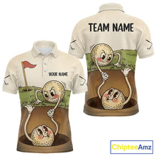 Load image into Gallery viewer, Vintage Funny Golf Ball Custom Team Polo Shirt, Personalized Mens Golf Polo Shirt, Golf Lovers Gift NBT608