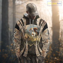 Load image into Gallery viewer, Custom Rabbit Hunting with Beagle 3D Prints Camouflage Shirts, Rabbit Hunting Clothes NBT139