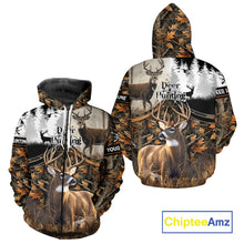 Load image into Gallery viewer, Custom Whitetail Deer Hunting Camouflage Deer Hunter Custom Name Shirt, Hunting Gift NBT291