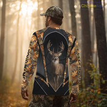 Load image into Gallery viewer, Custom Whitetail Deer Hunting Autumn Dark Camouflage 3D Shirts, Best Gift Ideas for Hunters NBT241