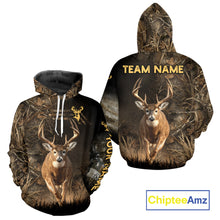 Load image into Gallery viewer, Custom Brown Camo with US Flag Deer Hunting Shirts for Men, Deer Hunting Clothes, Hunting Gifts NBT52