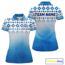 Load image into Gallery viewer, Personalized Green Golf Polos Shirts For Women Custom Golf Ball Ladies Golf Tops NBT535
