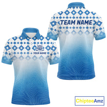 Load image into Gallery viewer, Personalized Green Golf Polos Shirts For Men Custom Golf Ball Men Golf Tops NBT535