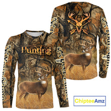 Load image into Gallery viewer, Whitetail Deer 3D All Over Printed Fall Season Camo Custom Name Best Gifts for Hunters NBT69