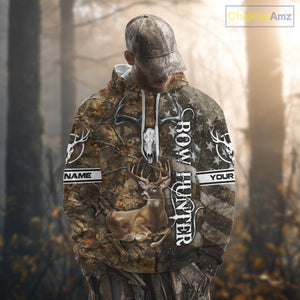 Best Deer Hunting American Flag Custom Camo Shirts for Deer Season, Hunting Shirts for Men NBT89