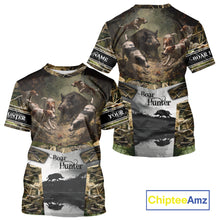 Load image into Gallery viewer, Custom Wild Hog Hunting Camo 3D Printed Shirts, Hunting Gifts for Boar Hunter NBT107