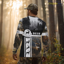 Load image into Gallery viewer, Deer Hunting Brown Camouflage Custom Shirts, Camouflage Deer Shirt, Hunting Gifts NBT74