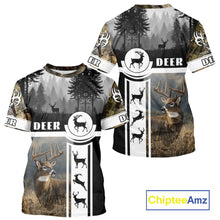Load image into Gallery viewer, Deer Hunting Brown Camouflage Custom Shirts, Camouflage Deer Shirt, Hunting Gifts NBT74