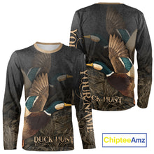 Load image into Gallery viewer, Beautiful Mallard Duck Hunting 3D Print Camouflage Shirts, Duck Hunting Clothes NBT208