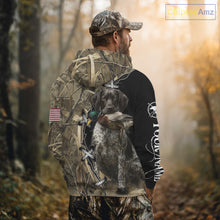 Load image into Gallery viewer, Duck Hunting with German Wirehaired Pointer Customize Name 3D All Over Printed Shirts Personalized Gift NBT151