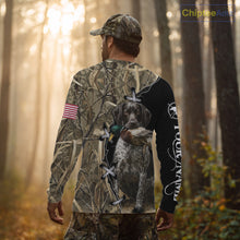 Load image into Gallery viewer, Duck Hunting with German Wirehaired Pointer Customize Name 3D All Over Printed Shirts Personalized Gift NBT151
