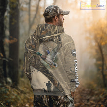 Load image into Gallery viewer, Mallard Duck Hunting Brown Camouflage 3D All Over Printed Shirts, Duck Hunting Clothes for Hunter NBT155