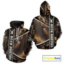 Load image into Gallery viewer, Deer Hunting Custom Name Camouflage Hunting Clothes, Deer Hunting Clothes, Hunting Gifts NBT190