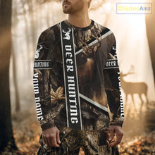 Load image into Gallery viewer, Deer Hunting Custom Name Camouflage Hunting Clothes, Deer Hunting Clothes, Hunting Gifts NBT190