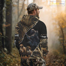 Load image into Gallery viewer, Wild Boar Bow Hunting Grim Reaper Camouflage 3D Shirts, Custom Boar Shirt NBT202