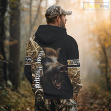 Load image into Gallery viewer, Beautiful Wild Boar Camouflage Camo 3D All Over Printed Shirts Personalized Hunting Gifts NBT128
