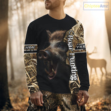 Load image into Gallery viewer, Beautiful Wild Boar Camouflage Camo 3D All Over Printed Shirts Personalized Hunting Gifts NBT128