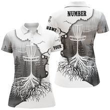 Load image into Gallery viewer, Black Forest Womens Disc Golf Polo Shirt Customized Disc Golf Tops For Women Disc Golf Basket LDT1033