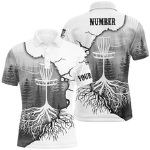 Load image into Gallery viewer, Black Forest Mens Disc Golf Polo Shirt Personalized Disc Golf Tops For Men Disc Golf Basket Shirt LDT1033