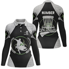 Load image into Gallery viewer, Custom Name And Number Womens Disc Golf Polo Shirts Personalized Cool Golf Gifts For Women LDT0284