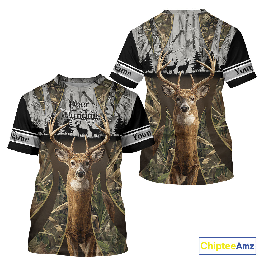 Best Custom Camouflage Deer Hunting Shirts for Men, Hunter Clothes, Gifts for Hunter NBT55