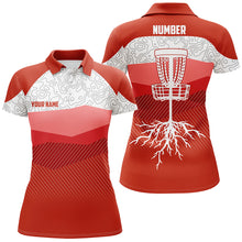 Load image into Gallery viewer, Red Mountains Golf Course Disc Polo Shirt Custom Disc Golf Shirts For Women Cool Golf Gifts LDT0788