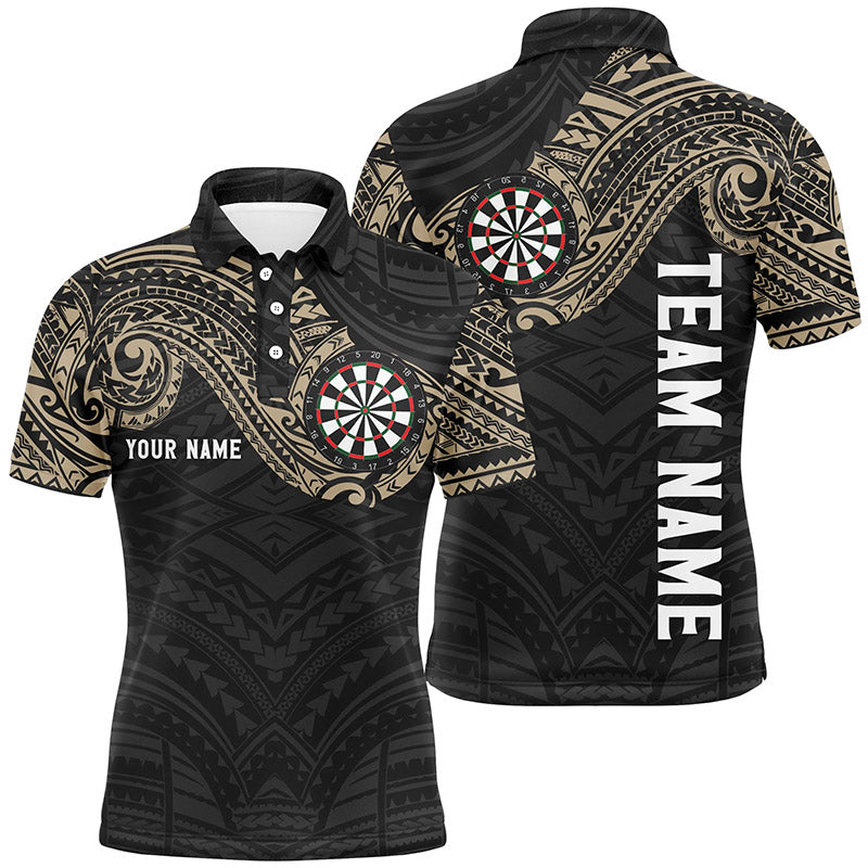 Personalized Tribal Men Darts Polo Shirt Custom Darts Shirt For Men Dart Jerseys LDT0815