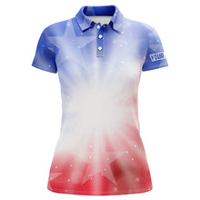 Load image into Gallery viewer, Gradient American Flag Golf Polo Shirts Patriotic Usa Golf Shirts For Women Cool Golf Gifts LDT0637