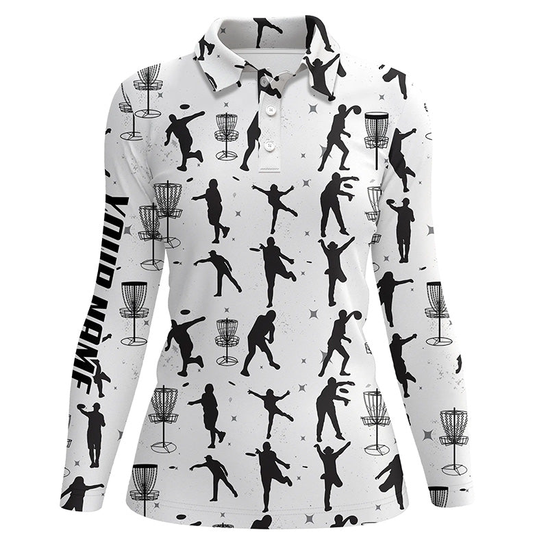 Disc Golfers Seamless Womens Disc Golf Polo Shirts Custom Disc Golf Tops For Women Golf Gifts LDT1345