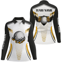 Load image into Gallery viewer, Eagle Golf Ball Customized Womens Polo Shirts Team Golf Shirts For Women Best Golfing Gifts LDT0464