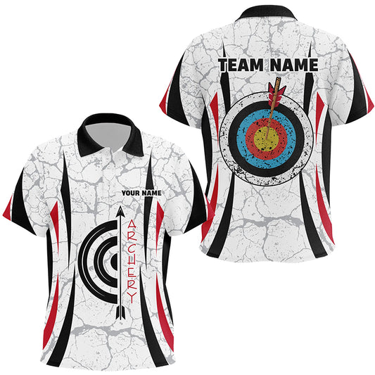 Personalized Retro Target Archery Polo Shirts For Kids Archery Jerseys Custom Archery Team Shirts VHM1139