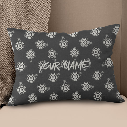 Personalized Black Doodle Archery Pillow Custom Gifts For Archery Lovers VHM0874