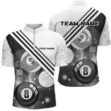 Load image into Gallery viewer, Personalized 8 Ball 9 Ball Pattern Billiards Shirts For Men Billiard Jerseys Billiards Team Shirts VHM1201