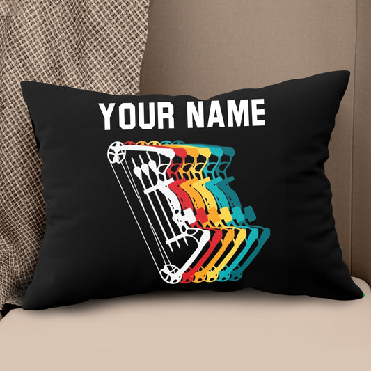 Personalized Bow Archery Throw Pillow Custom Top Gift For Archery Lovers VHM0856