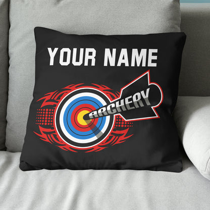 Personalized Bow And Arrow Archery Pillow Custom Gift For Archery Lovers VHM0857