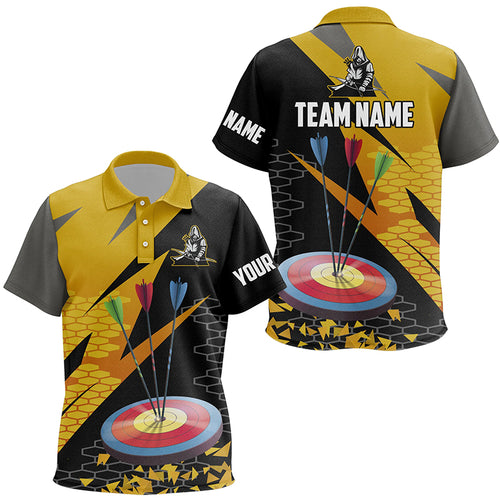 Personalized 3d Archery Arrows Polo Shirts For Kid Custom Hunting Bow Archery Jerseys Shirts TDM0557
