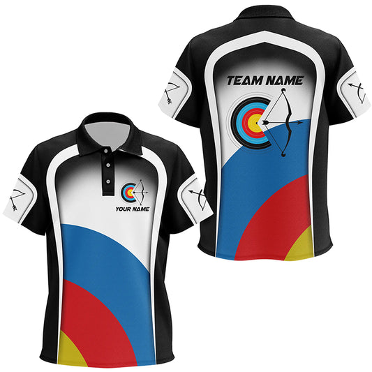 Personalized Colorful Target Archery Shirts For Kid, Archery Tournament Jerseys For Team Archers TDM2057
