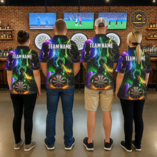 Load image into Gallery viewer, Colorful Lightning Dragon Darts Shirt For Women Custom Darts League Jersey Team Polo &amp; 1/4 Zip TDM5761
