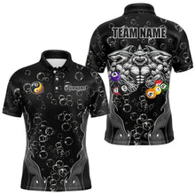 Load image into Gallery viewer, Personalized Funny Sharks 3D Pool Balls Billiard Shirts For Men Custom 8 &amp; 9 Ball Billiard Jerseys TDM3628
