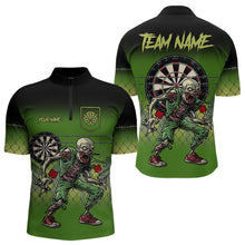 Load image into Gallery viewer, Funny Zombie Dart Shirt With Pocket Option For Men Custom Dart Team Jerseys TDM3805