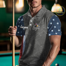 Load image into Gallery viewer, Grunge American Flag Patriotic Billiard Shirts For Women Custom 3D Billiard Balls Pool Team Jerseys TDM5616