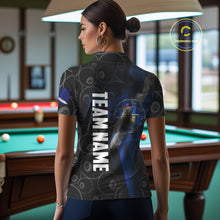 Load image into Gallery viewer, Personalized Las Vegas Flag Smoke Billiard Shirt For Women Custom 8 Ball Pool Team Jerseys TDM4287