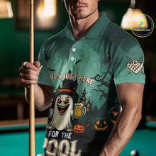 Load image into Gallery viewer, Only Just Here For The Pool Custom Halloween Billiard Shirt For Men, Funny Ghostly Billiard Jersey TDM4950