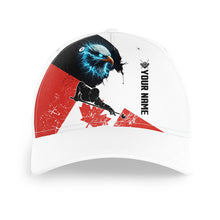 Load image into Gallery viewer, Personalized Eagle Canada Flag Billiard Hats Custom Name Patriotic 3D Billiard Baseball Caps TDM1964