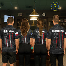 Load image into Gallery viewer, Personalized Texas American Flag Camo Billiard Shirt For Men Custom Patriotic Pool Team Jersey TDM5542