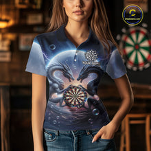 Load image into Gallery viewer, Personalized Dragon Darts Shirt For Women Custom Dragon Darts League Team Jersey Polo &amp; 1/4 Zip TDM4876